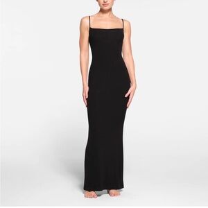 SKIMS Long Ribbed Slip Dress